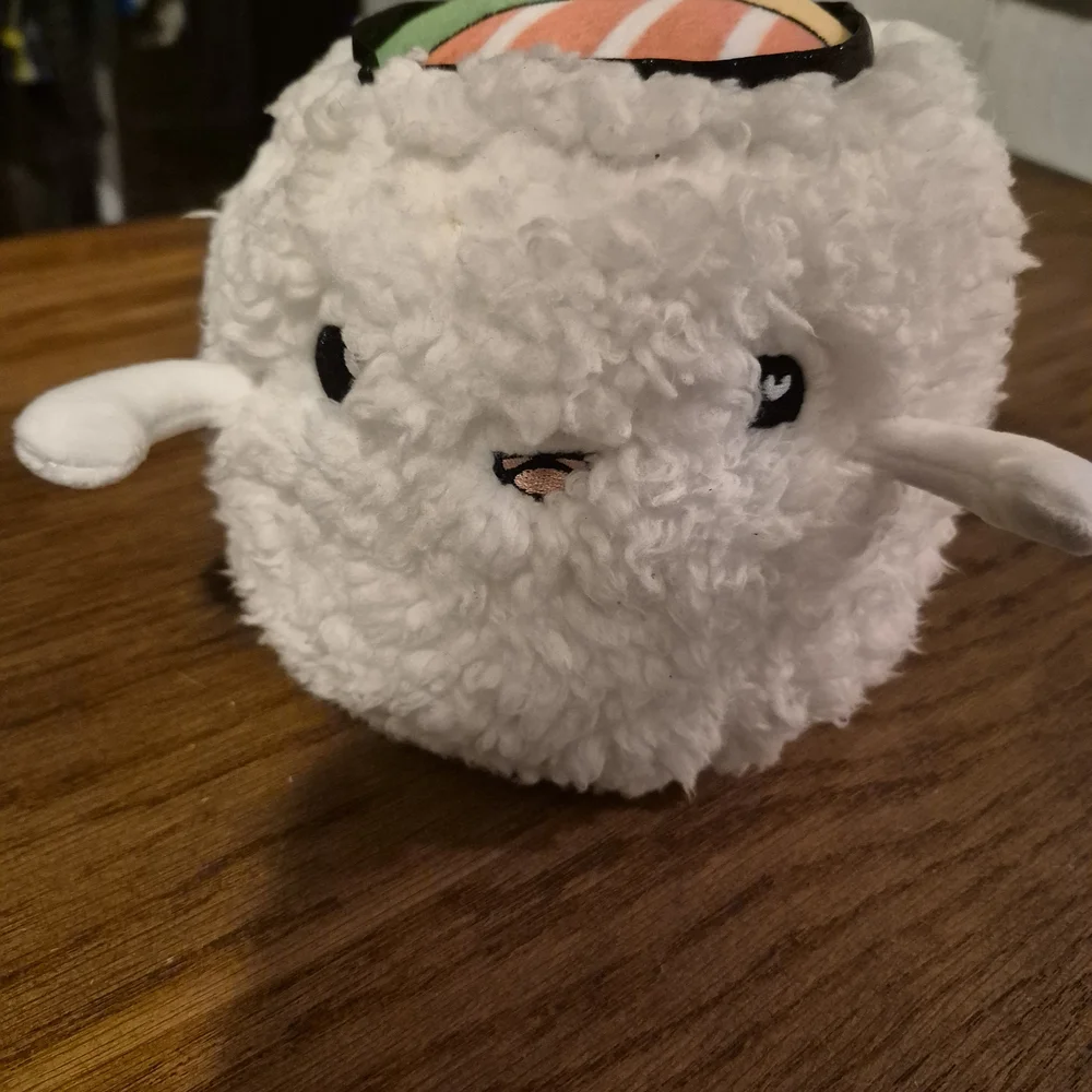 A Cute & Cuddly Sushi Foodie Plush Toy Stuffed Animal Kellytoy 5 Inch EUC
